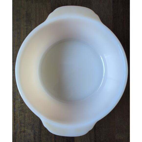 VTG Anchor Hocking Fire King #446 Peach Luster Ovenware 1 Quart Baking Dish USA - Picture 3 of 7